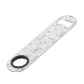 Gray Tiles Pattern Speed Flessenopener (Voorkant Gekanteld)
