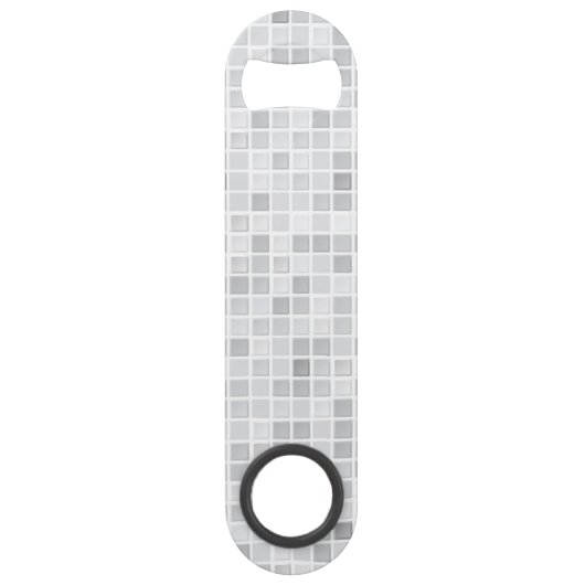 Gray Tiles Pattern Speed Flessenopener (Voorkant)