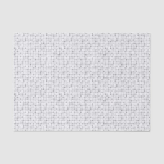 Gray Tiles Pattern Tissuepapier (Voorkant)