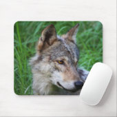 Gray Timber Wolf Muismat (Met muis)