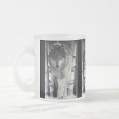 GRAY TIMBER WOLF Wildlife Supporter Gift Mugs (Gauche)