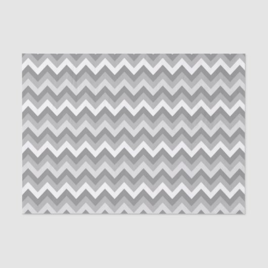 Gray Toned Chevron Background Tissuepapier (Voorkant)