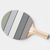 Gray Tones With Black Stripes On Watercolor Paper Tafeltennisbatje (Zijkant)