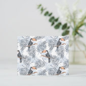Gray Toucan Briefkaart (Staand voorkant)