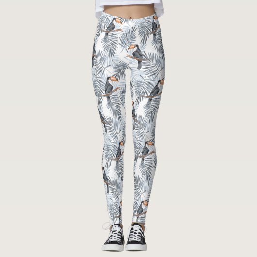 Gray Toucan Leggings (Voorkant)