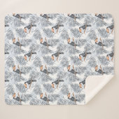 Gray Toucan Sherpa Deken (Voorkant (horizontaal))