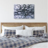 Gray Tree Canvas Afdruk (Insitu (Slaapkamer))