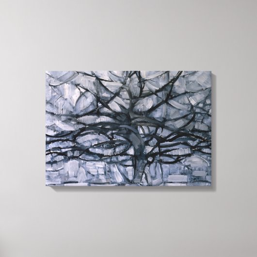 Gray Tree Canvas Afdruk (Voorkant)