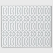 Gray Trellis | Gift Wrap Cadeaupapier (Vlak)