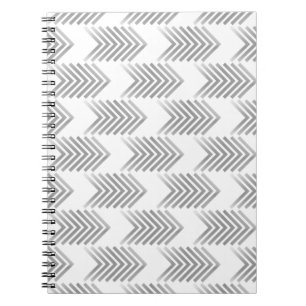 Gray Tribal Arrow Patroon Notitieboek