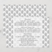 Gray Tribal Arrows Information Kaart (Voorkant / Achterkant)