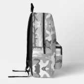 Gray Urban Military Camouflage Pattern Bedrukte Rugzak (Links)