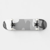 Gray Urban Military Camouflage Pattern Skateboard (Horizontaal)