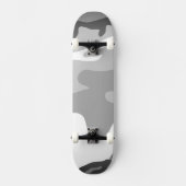Gray Urban Military Camouflage Pattern Skateboard (Voorkant)