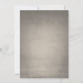 Gray Vintage Style Fête de Noël Invitation (Dos)