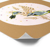 Gray Wagtail-afbeelding Poster (Hoek)