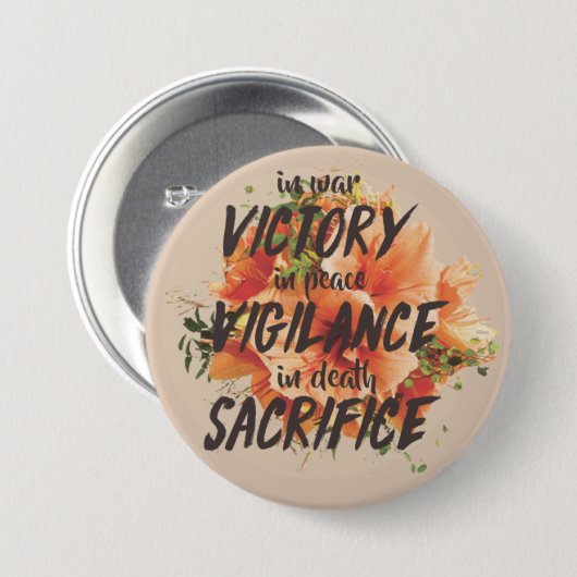 Gray Warden Motto Button (Voorkant /achterkant)