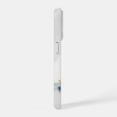 Gray Watercolor Wash Personalized Photo with Name (Côté droit)