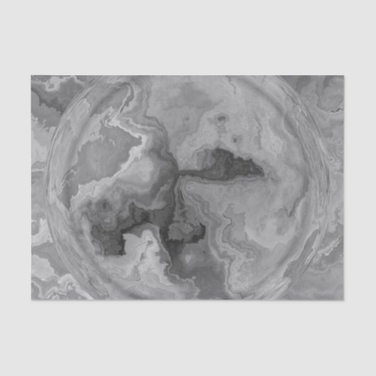 Gray Waterverf Marble Stone Gothic Tissuepapier (Voorkant)