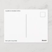 Gray Whale Cove State Beach, California Briefkaart (Achterkant)