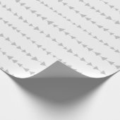Gray White Aztec Arrows Pattern Cadeaupapier (Hoek)