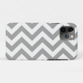 Gray White Chevron Case-Mate iPhone Case (Achterkant (horizontaal))