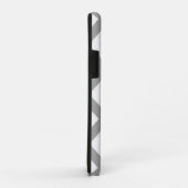 Gray White Chevron Case-Mate iPhone Case (Achterkant/rechts)