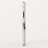 Gray White Marble Stone Case-Mate iPhone Case (Achterkant/rechts)