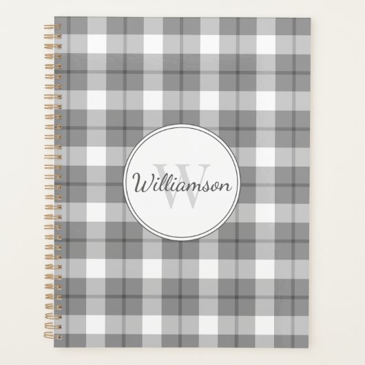 Gray & White Plaid (Devant)