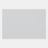 Gray & White Thick Chevron Weddendag V1 Inpakpapier Vel (Voorkant 3)