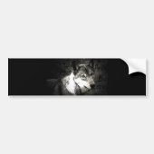 Gray Wolf Bumpersticker (Voorkant)