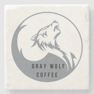Gray Wolf Coffee Stone Onderzetter