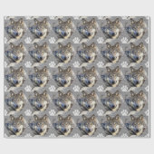 Gray Wolf Dignity Cadeaupapier (Vlak)