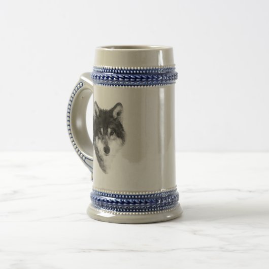 Gray Wolf elegant Bierpul (Voorkant links)