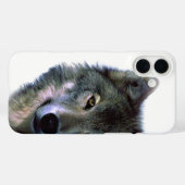 Gray Wolf Eyes Case-Mate iPhone Case (Achterkant (horizontaal))
