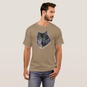 Gray Wolf Eyes T-shirt (Voorkant volledig)