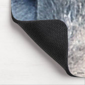 Gray Wolf Eyes Tapis de souris d'art faunique (Coin)