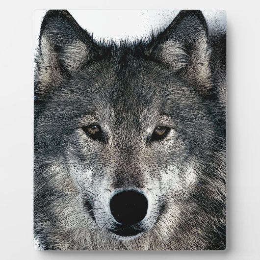 Gray Wolf Fotoplaat (Voorkant)