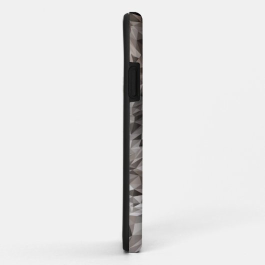 Gray Wolf Geometric Portret Case-Mate iPhone Case (Achterkant/rechts)