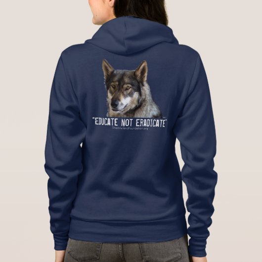 Gray Wolf Hoodie (Achterkant)
