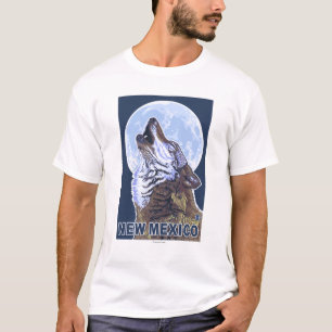 Gray Wolf Howling New Mexico T-shirt