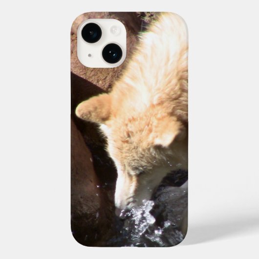 Gray Wolf Iphone Case (Achterkant)