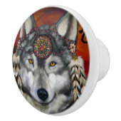Gray Wolf Keramische Knop (Rechts)