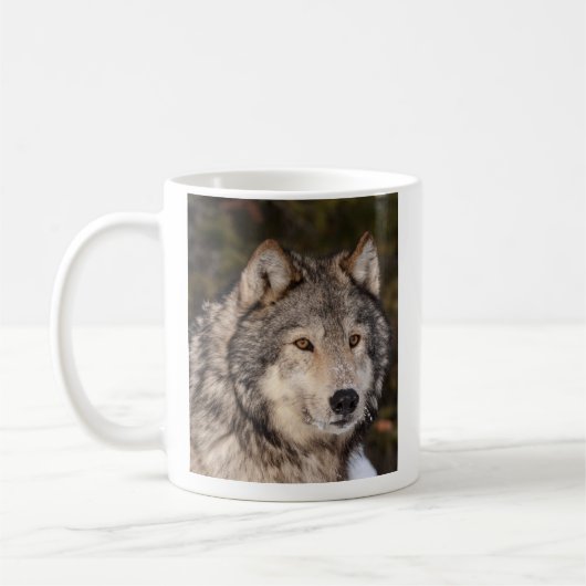 Gray Wolf Koffiemok (Links)