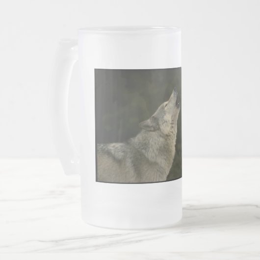 Gray Wolf Matglas Bierpul (Voorkant links)