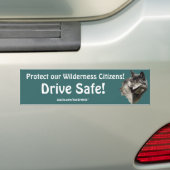 Gray Wolf Motivatie Gifts Bumpersticker (Op auto)