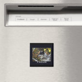 Gray Wolf Motivatie Gifts Magneet (Insitu (Vaatwasser))