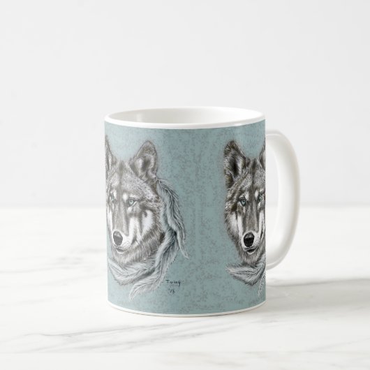 Gray Wolf Mug (Devant droit)