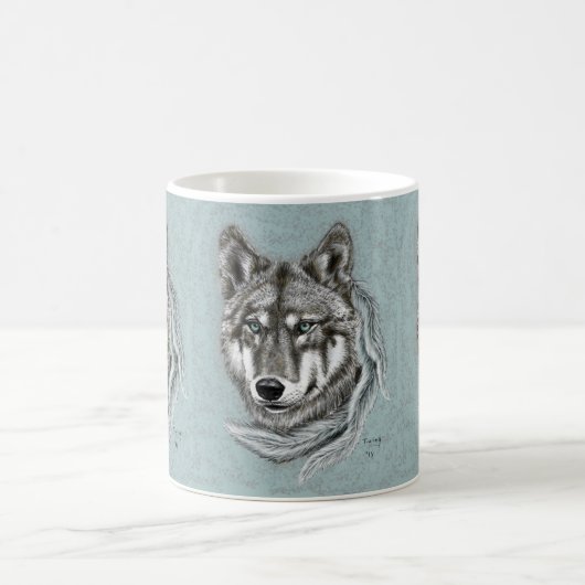 Gray Wolf Mug (Centre)