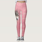 Gray Wolf Pink Leggings (Voorkant)